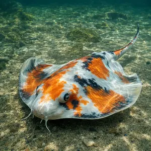 Koi fish + Stingray